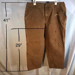 Sorel flannel lined work pants